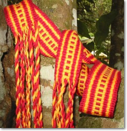 Gillian's handwoven belt