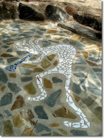 Hidden Talents created Kokopelli mosaic